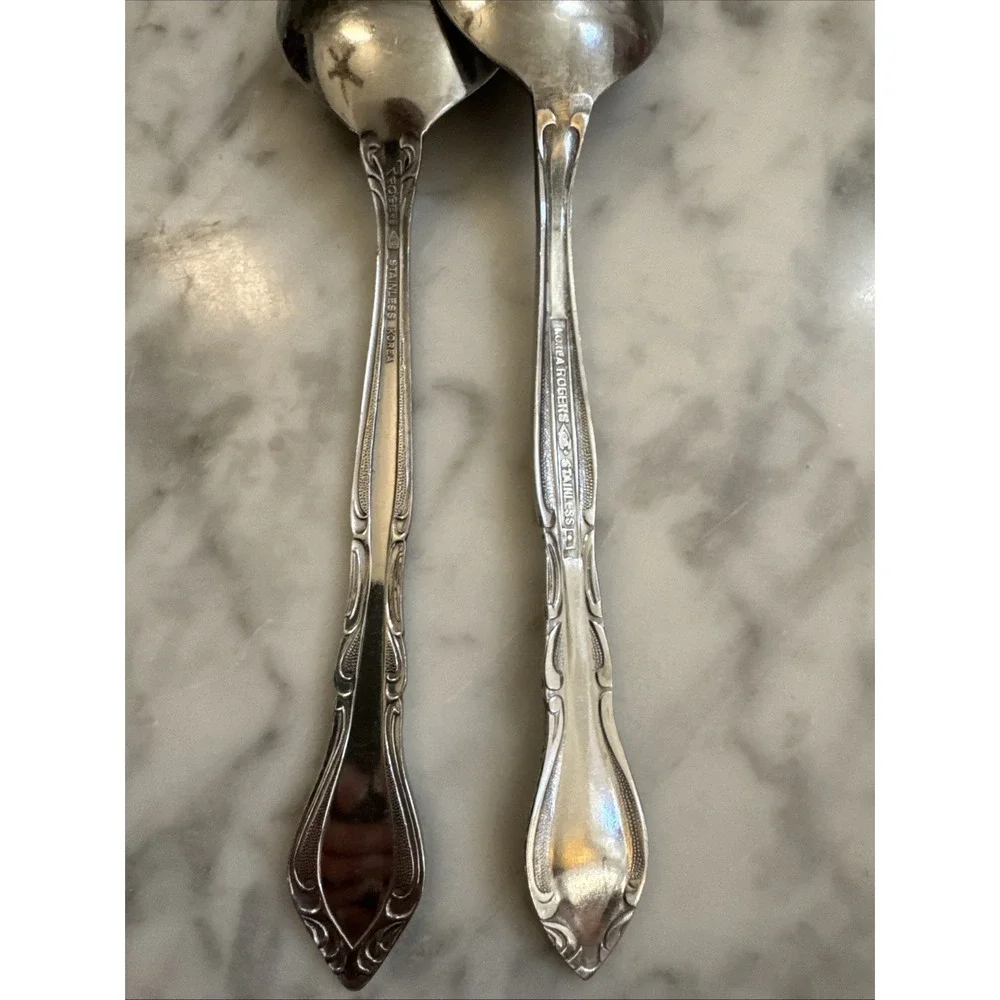 Stanley Roberts Rogers Co Stainless Korea Auberge 3 Piece Place Setting (15)